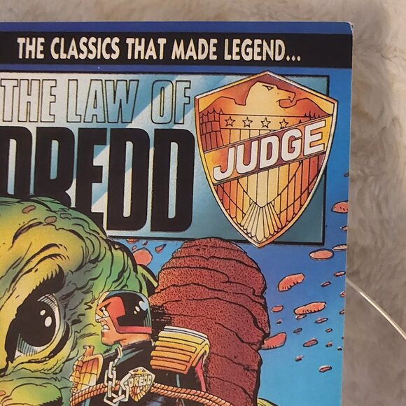 Judge Dredd: Law of Dredd #7 (1990) Quality Comics, Dinosaur, I am the Law - Picture 4 of 14